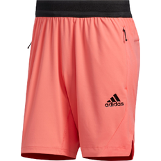 Nylon Shorts Adidas Heat Ready Short Leggings - Red Male