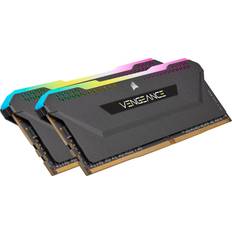 Corsair vengeance rgb pro ddr4 3200 16gb cl16 Corsair Vengeance RGB Pro SL Black DDR4 3200MHz 2x8GB (CMH16GX4M2E3200C16)