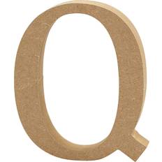 Bruin Interieurdecoraties Creativ Company Letter Q MDF 13 cm