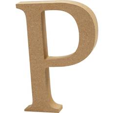 Bruin Interieurdecoraties Creativ Company Letter P MDF 13 cm