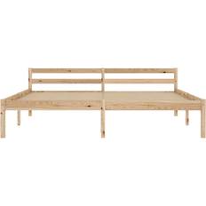 vidaXL Solid Pine 60cm Sängram 160x200cm