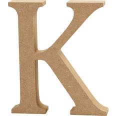 Bruin Interieurdecoraties Creativ Company Letter K MDF 13 cm