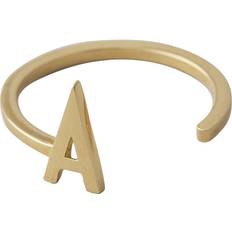 Design Letters Ring A-Z - Gold