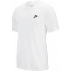 M Camisetas Nike Sportswear Club Men's T-shirt - White/Black