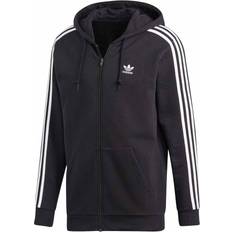 Adidas 3 Stripe Hoodie - Black