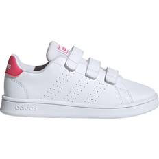 Adidas Advantage Shoes - Cloud White/Real Pink/Unisex