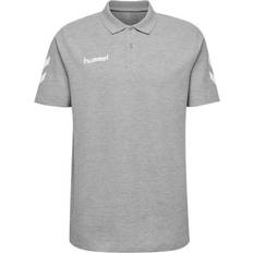 Hummel Mädchen Poloshirts Hummel Go Kids Cotton Polo - Grey Melange (203521-2006)