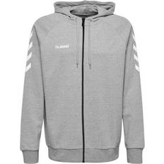 Hummel Mädchen Hoodies Hummel Go Kids Cotton Zip Hoodie - Grey Melange (204231-2006)