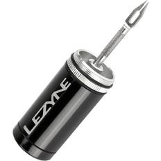 Lezyne Kit de réparation mèches tubeless aluminium Noir