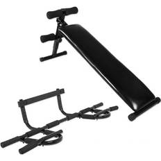 Sit up bench Gorilla Sports Sit Up Bench & Multifunction Pull Up Bar Package