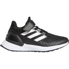 Adidas RapidaRun J 'Black White' Kid's