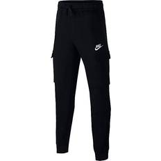 NIKE Boy's Sportswear Club Cargo Trousers - Black/Black/White (CQ4298-010)