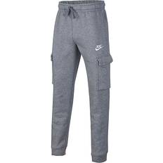 Nike club pant Nike Boy's Sportswear Club Cargo Trousers - Charcoal Heather/Anthracite/White (CQ4298-071)