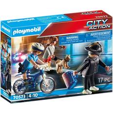 Playmobil Police Bicycle with Thief 70573