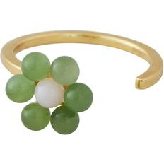 Opaler Ringar Design Letters My Flower Ring - Gold/Opal/Jade