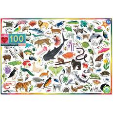 Eeboo 100 Eeboo Animals in The World 100 Pieces