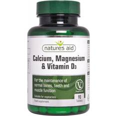 Natures Aid Calcium, Magnesium & Vitamin D3 90 Stk.