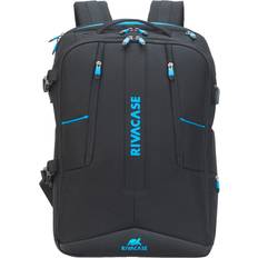 Water Resistant Computer Bags Rivacase Gaming Backpack 17.3" - Black