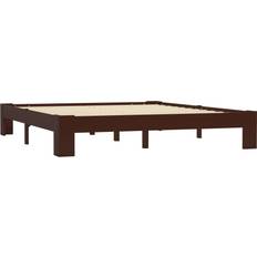 vidaXL Solid Pine 30cm Sängram 180x200cm