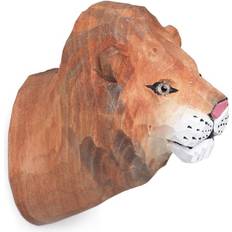 Animales Ganchos y Perchas Ferm Living Animal Hand Carved Hook Lion