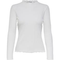 Best Magliette Only Emma Rib Top - White/Egret