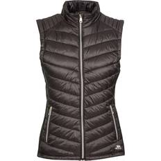 Fleece Vesten Trespass Elanora Gewatteerde Bodywarmer - Zwart