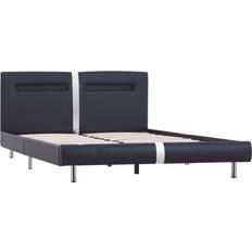 vidaXL Bed Frame with LED 23cm Sängram 120x200cm