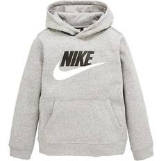 Nike Big Kid's Sportswear Club Fleece Pullover Hoodie - Carbon Heather (CJ7861-091)