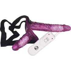 You2Toys Vibrador Strap-On Vibrante Doble Morado Lila