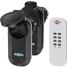 Brennenstuhl Tomas de Corriente & Interruptores Brennenstuhl Set de radio-control remoto Comfort-Line 2x IP44