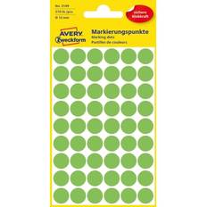 Green Label Avery Marking Dots Bright Green