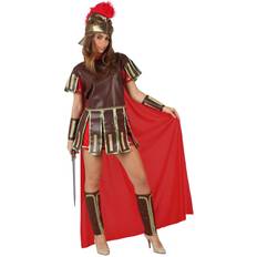 Atosa Déguisement gladiatrice Taille Marron Rouge- Polyester