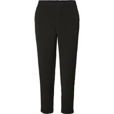 Elastano/Lycra/Spandex Pantalones Vero Moda Maya Loose Solid Pant - Black Female