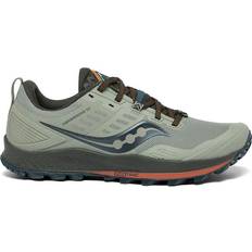 Man - Saucony Peregrine Running Shoes Saucony Peregrine 10 M - Pine/Orange