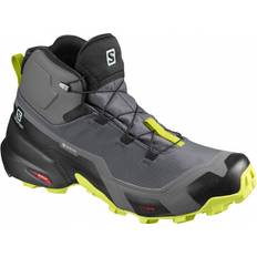 Salomon Cross Hike Mid GTX M - Magnet/Black/Lime Punch