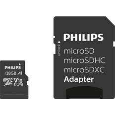 microSDXC Class 10 UHS-I U1 V10 A1 80MB/s 128GB +Adapter
