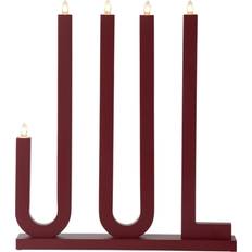 Star Trading Jul Red Ponte di Candele 42cm