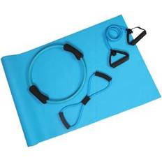 Aserve Yoga Tubo Fascia Elastica Di Resistenza Set (Color Porpora)