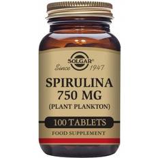 Spirulina' tabletter Solgar Spirulina 750 mg 100 stk