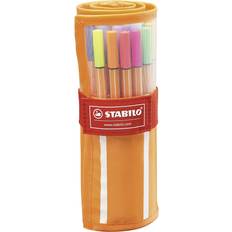 Penne a punta fine Stabilo Point 88 Rollerset 30-pcs