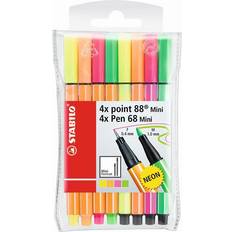 Stabilo Fineliners Stabilo Point 88 & Point 68 Mini 8-pcs