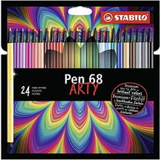 Pennarelli a pennello Stabilo Pen 68 Arty 24-pcs