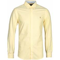 Geel - Man Overhemden Polo Ralph Lauren Slim Fit Oxford Button Down Shirt - Yellow Oxford