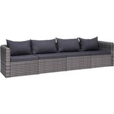 Synthetic Rattan Modular Sofa vidaXL 44164 4-seat Modular Sofa