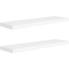 vidaXL 323881 Estantería de Pared 90cm 2pcs