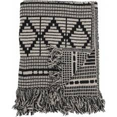 Bloomingville Hemtextil Bloomingville Throw Filt Svart (160x130cm)