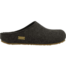 Haflinger Chaussons Michel-graphit Filz/Leder - Grau