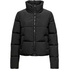 Only Dolly Short Puffer Jacket - Black - Female