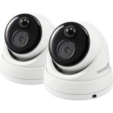 Swann Caméras de Surveillance Swann Lot de 2 caméras additionnelles dômes d'intérieur et d'extérieur 4K filaires blanches SWPRO-4KDOMEPK2-EU