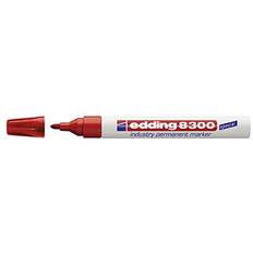 Rouge Arts et Métiers Edding 8300 Industry Permanent Marker 1.5-3mm Red